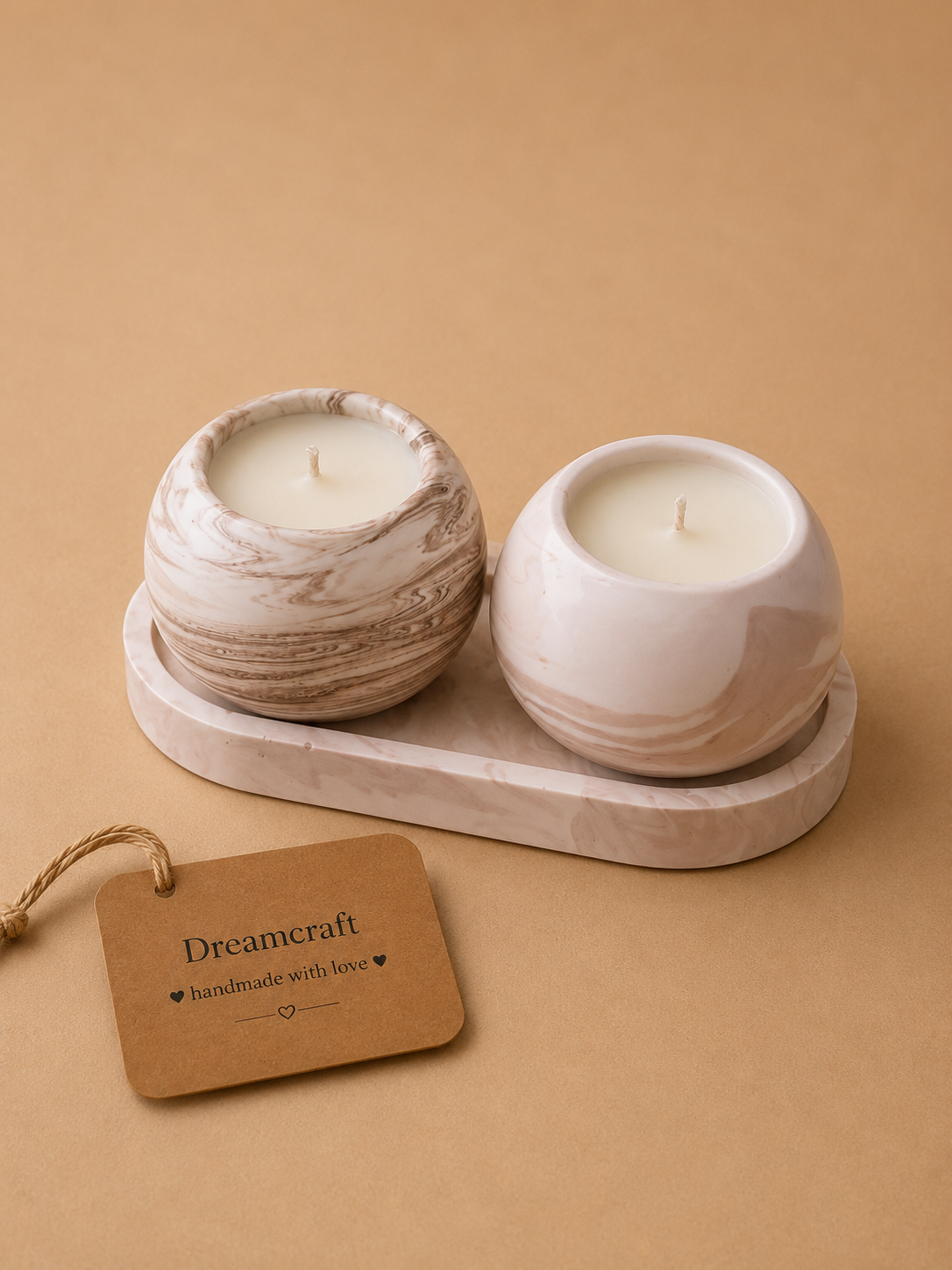Oval Jars with coaster