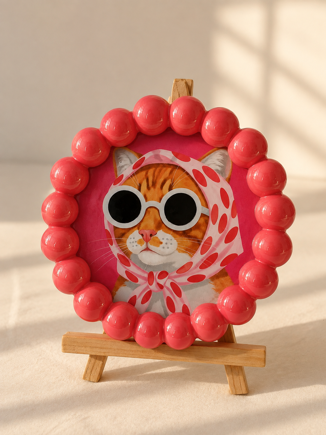 Round Pet Portrait Tray/Frame