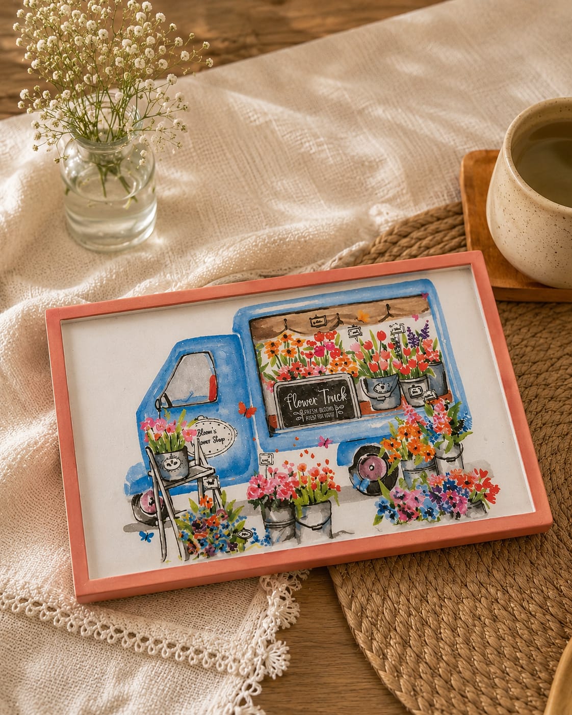 Floral Truck Tray