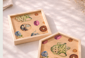 Concrete coasters