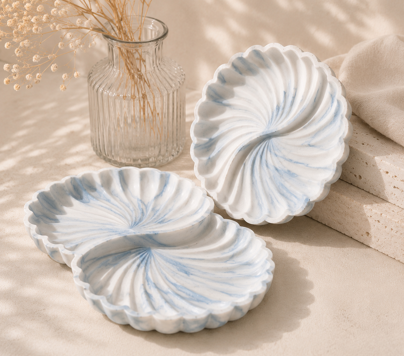Mystic shell Trays